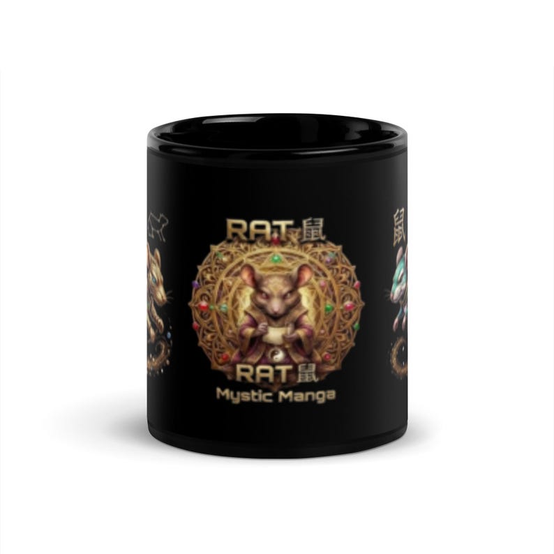 Mug brillant noir