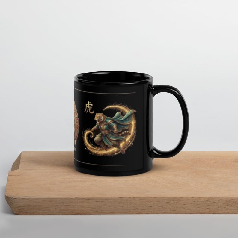 Mug brillant noir