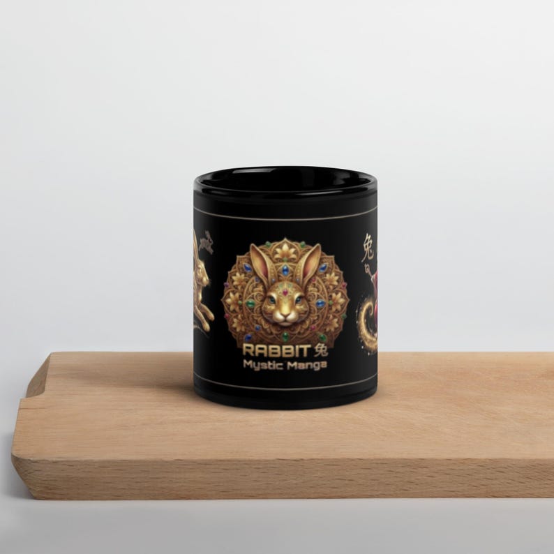 Mug brillant noir
