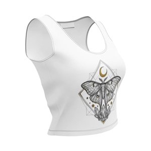 Crop-top Coupé et Cousu par Sublimation