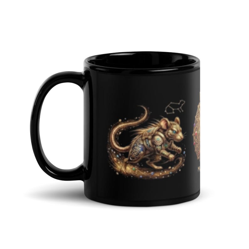 Mug brillant noir