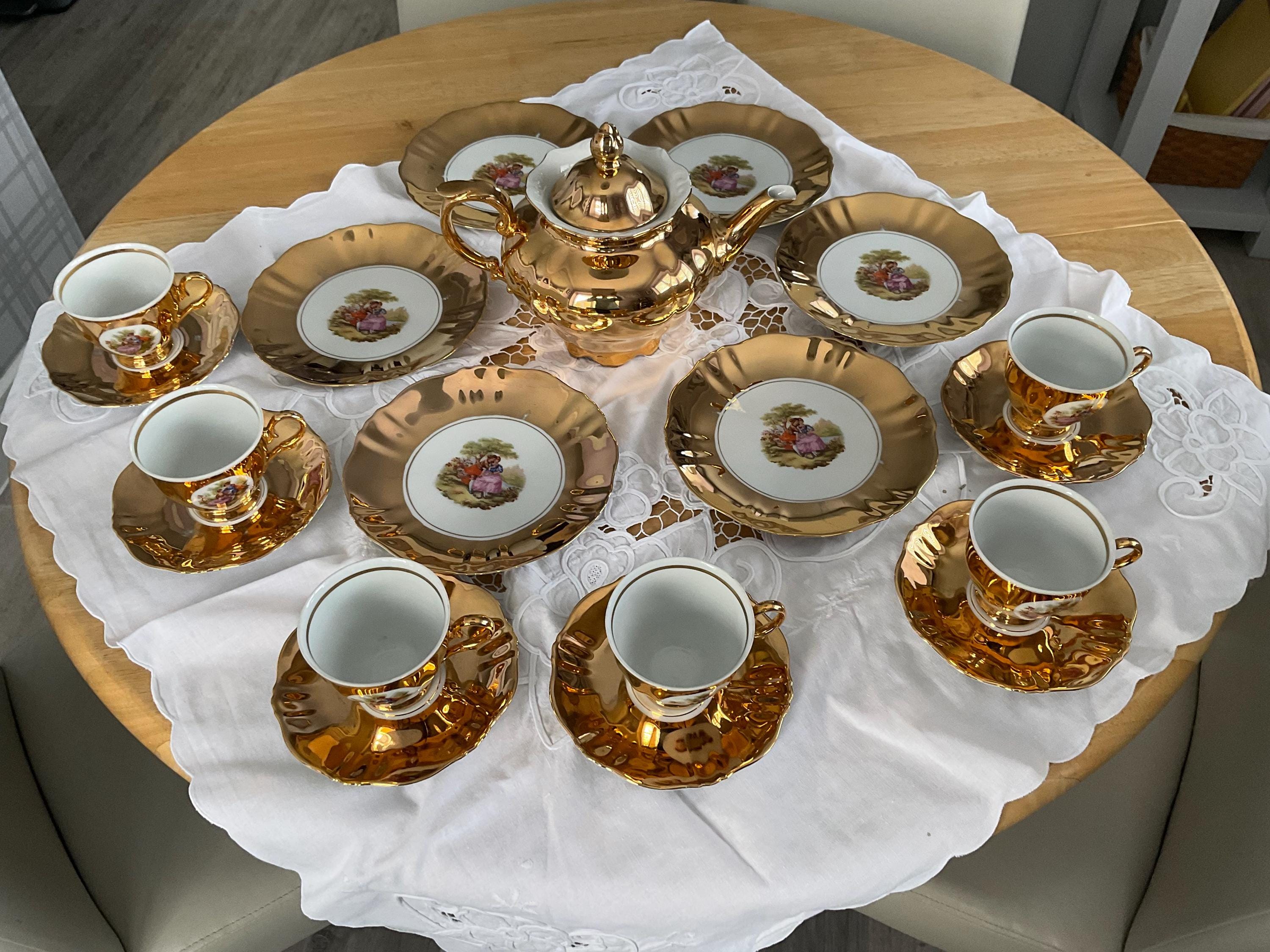 Imperial Porcelainインペリアル ティーポット22Kゴールド ロシア