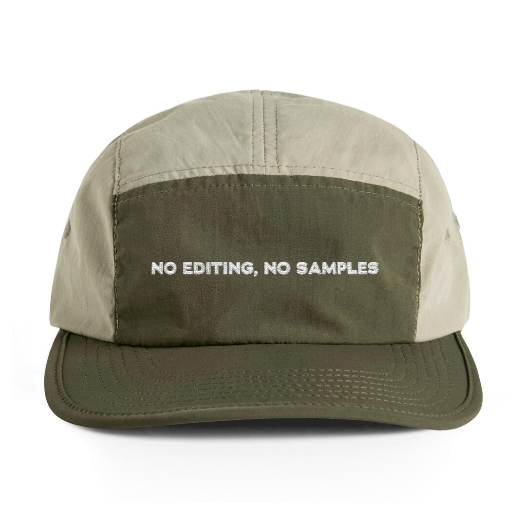 No Editing No Samples Drummer Hat, Finn Two-tone Nylon Cap - Etsy