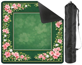 Azalea Mahjong Mat | Masters Inspired Golf Tabletop Game