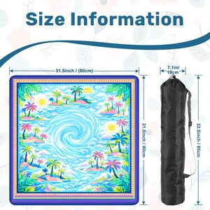 Tropical Beach Mahjong Mat immagine 4