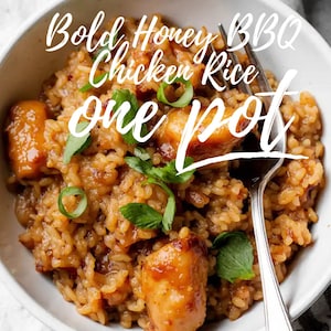 Kycklingris med honung och BBQ i en gryta PDF | Enkelt recept på kycklingmiddag | Direkt digital nedladdning