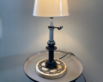 Table Lamp Base* made from Recycled Columbia Bicycle Parts, Industrial Lighting