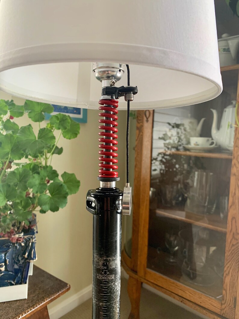 Industrial Lighting Unique Lamps Table Lamp Base* made with a Recycled Bicycle Parts