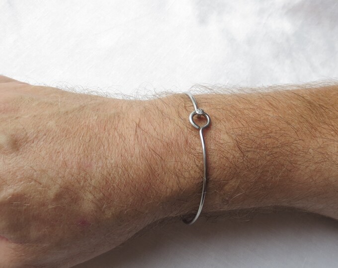 Men's Recycled Bicycle Spoke Bracelet Stainless Steel Etsy