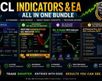 QCL Indicators & EA All In One Bundle | Quantitative Algorithmic Trading Engineered via Pure Mathematics