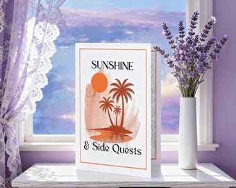 Tropical Girls Trip Invitation Template | Adventure Getaway Invite (Digital Download) Sunshine and Side Quests