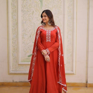 chanderi dress designs White Chanderi Silk Dress Set Kamakhyaa
