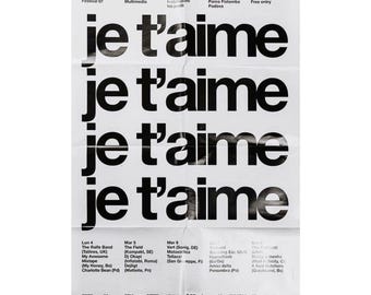Je t’aime Poster