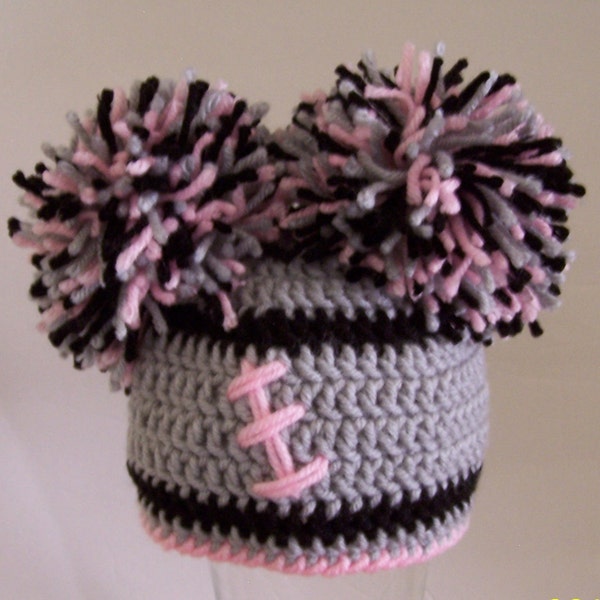 Crocheted baby girl football Cheerleader  Any Team Any Color Combination Cute photo prop