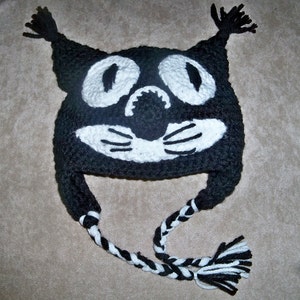 Kit all'uncinetto Kat Beanie (Felix il Gatto)