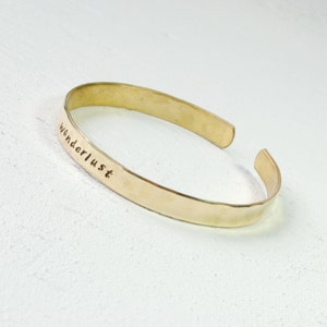 Brass Wanderlust Cuff image 2