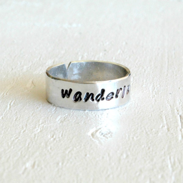 Wanderlust. A born traveler's ring