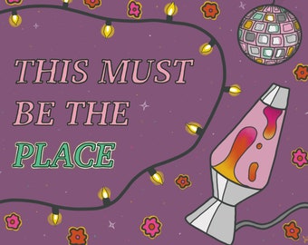 This Must Be The Place Illustration digital download