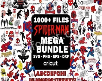 1000+ Spider Man Bundle Png Files | Spiderman Png | Spidey Superhero Png Avengers Team Digital Download