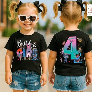 Disneyland Zootopia Birthday Shirt, Custom Birthday Tshirt, Zootopia Family Matching Birthday Party Shirt, Birthday Boy Girl Tee image 5