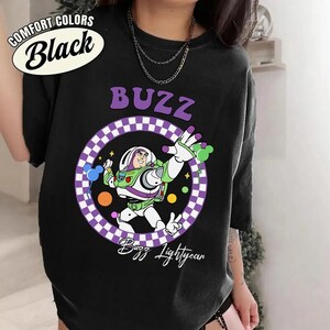 Custom All Disneyland Pixar Toy Story Checkered Shirt, Woody Buzz Jessie Rex Lotso, Family Vacation Tee, Personalized Group Matching Tee image 3