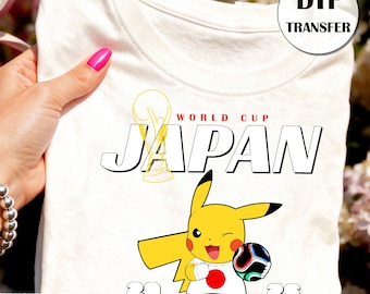 World Cup 2026 Japan Soccer DTF Transfer, Anime Inspired, Ready to Press