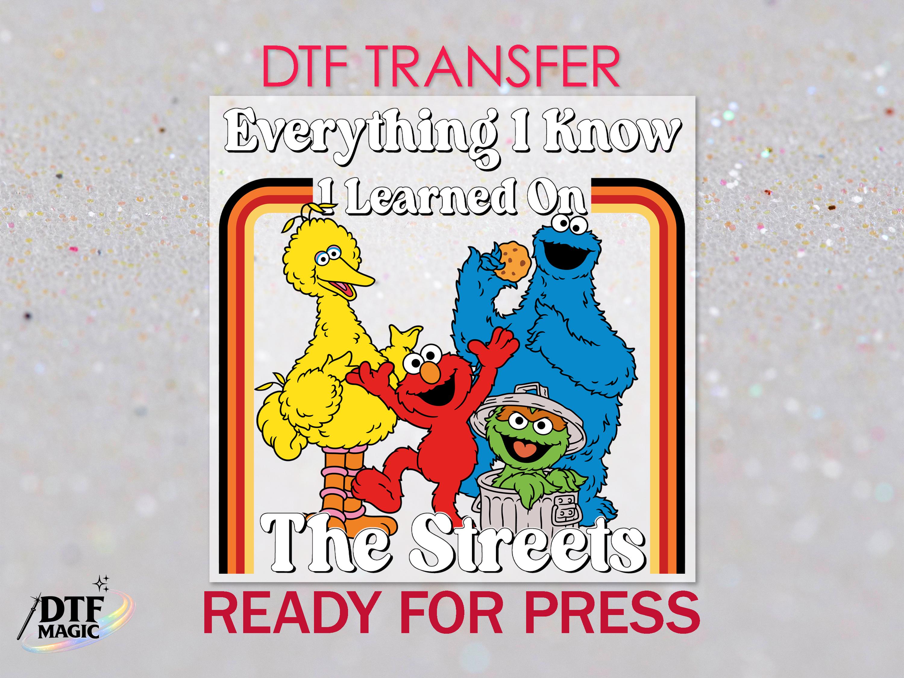 Funny Cartoon DTF Transfer, Retro Meme Graphic Tee Heat Transfer - Etsy