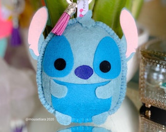 Lilo and Stitch , Cute Stitch Keychain Kawaii Plushie for Disney Mini  Backpack Mickey Ears Tsum Tsum Ufufy Disney Graduation Ears Gift 