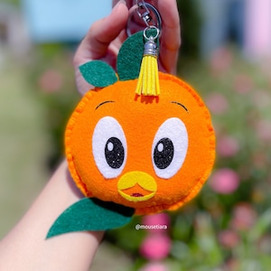 Mickey Ears | Disney Ears | Orange Citrus Bird keychain | Epcot  Minnie Mouse Ears Tsum Tsum Disney | Graduation Gifts for Her or Him