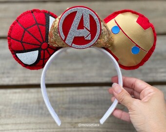 ミッキーの耳 マーベル アベンジャーズ キャンパス スパイダーマン
