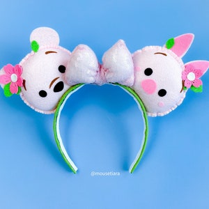 Disney ears Mickey Ears Pink Sakura Pooh Piglet Mouse Ears Headband Tsum Tsum Ufufy Disney | Fall Holiday Christmas Disney Gift