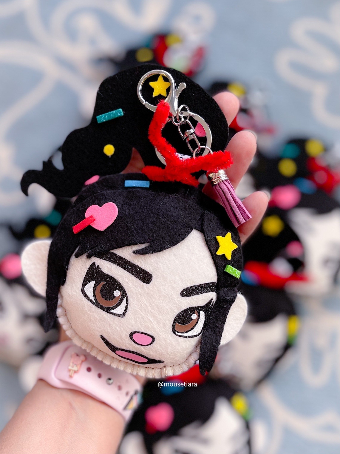 Wreck It Ralph Vanellope Von Shweetz Hand Made Keychain for - Etsy