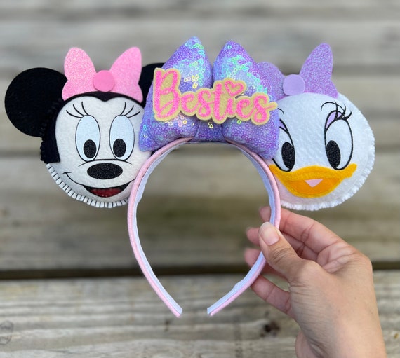 Orecchie Disney Migliori amiche orecchie Daisy Minnie Mouse Ears Migliori  amiche Topolino Orecchie Disney Ears Daisy Duck / Può essere fatto come  fermagli per capelli Barrettes -  Italia
