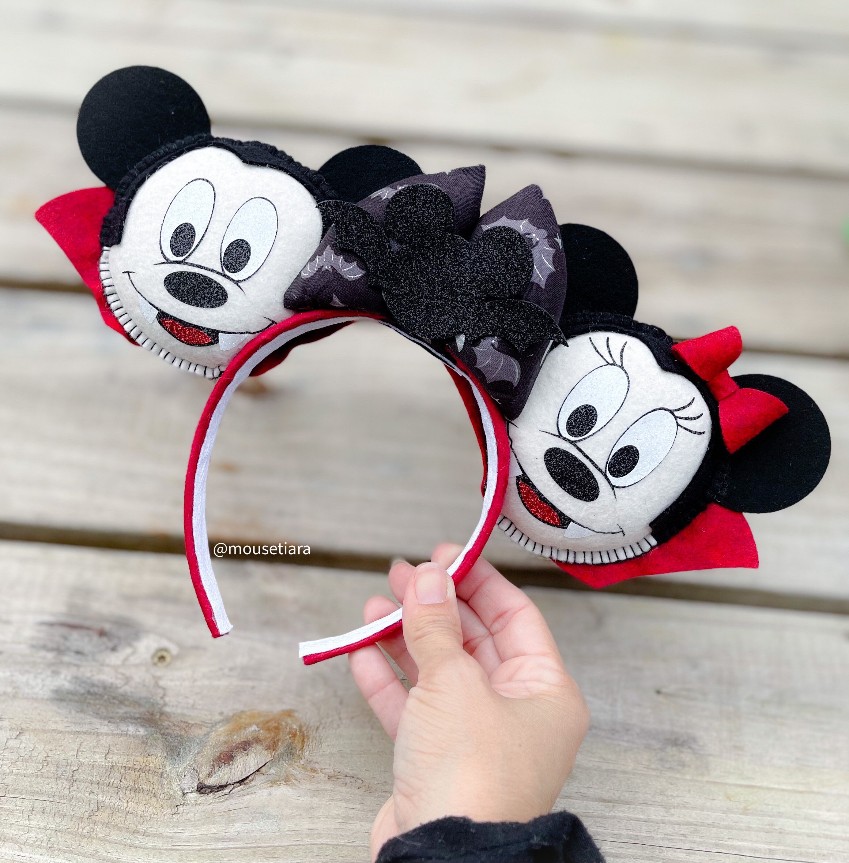 Disney Ears Mickey Ears | Vampire Mickey Minnie Mouse Ears 