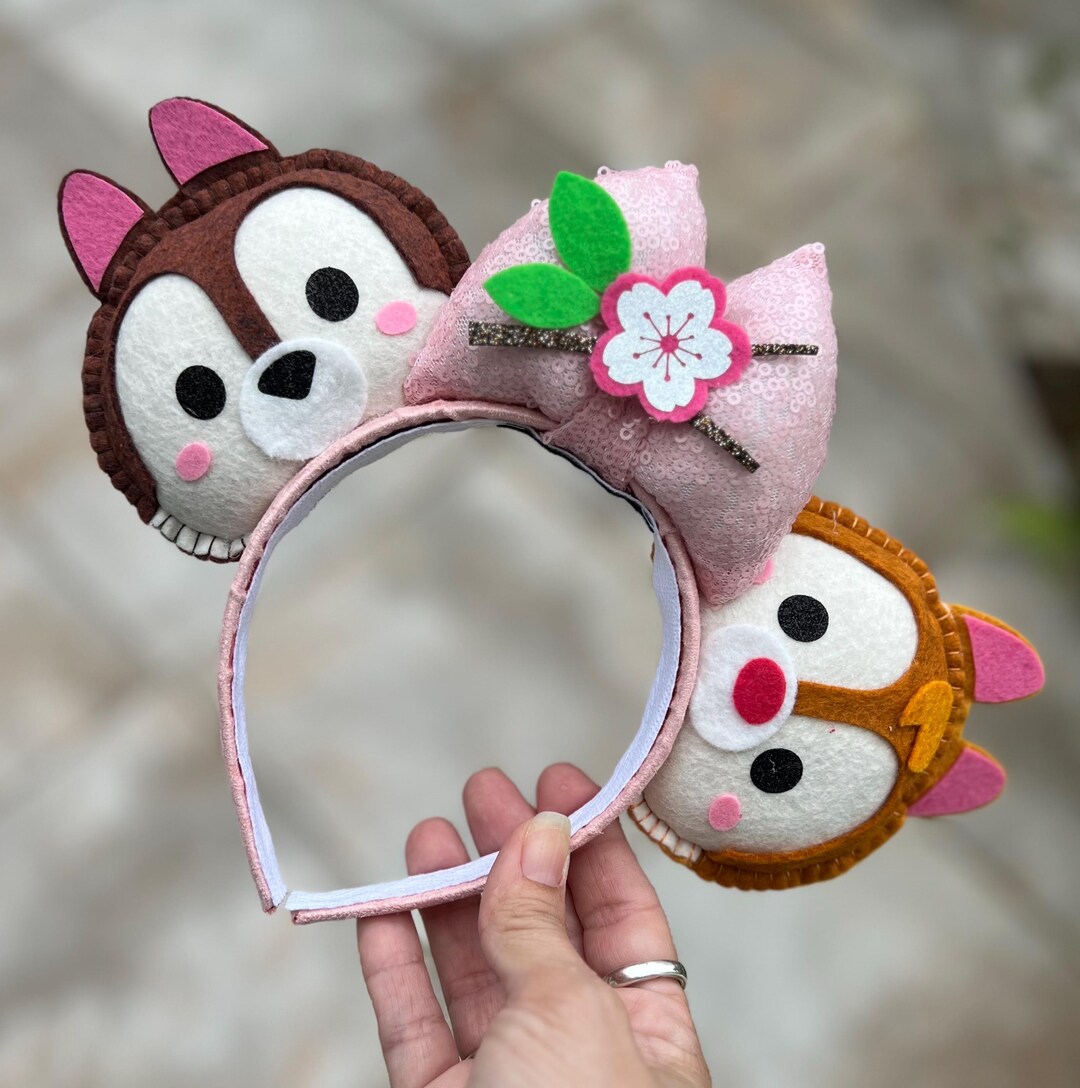Disney Ears Mickey Ears | Pink Chip and Dale Mouse Ears Headband