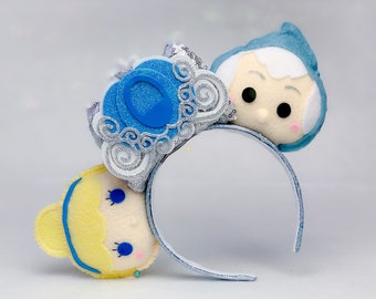 Cinderella Mouse Ears | Fairy Godmother | Minnie Mouse Ears | Pumpkin Carriage | Headband Disney Mickey Decor
