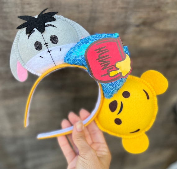 Disney Winnie The Pooh Eeyore Mickey Ears Headband Eeyore Ear Headband for Adults – Winnie the Pooh | Disney Store main image 4