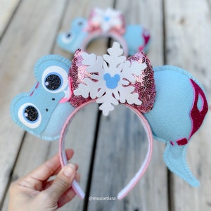 Disney Ears Mickey Ears Frozen 2 Bruni the Salamander Inspired Mickey Mouse Ears Headband Tsum Tsum Fall Holiday Christmas Disney Gift