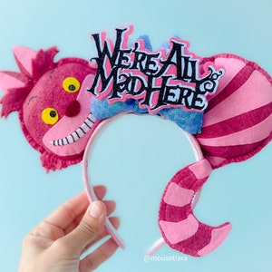 Mickey ears Alice in Wonderland Cheshire Cat Ears Headband | Fall Holiday Christmas Disney Gift