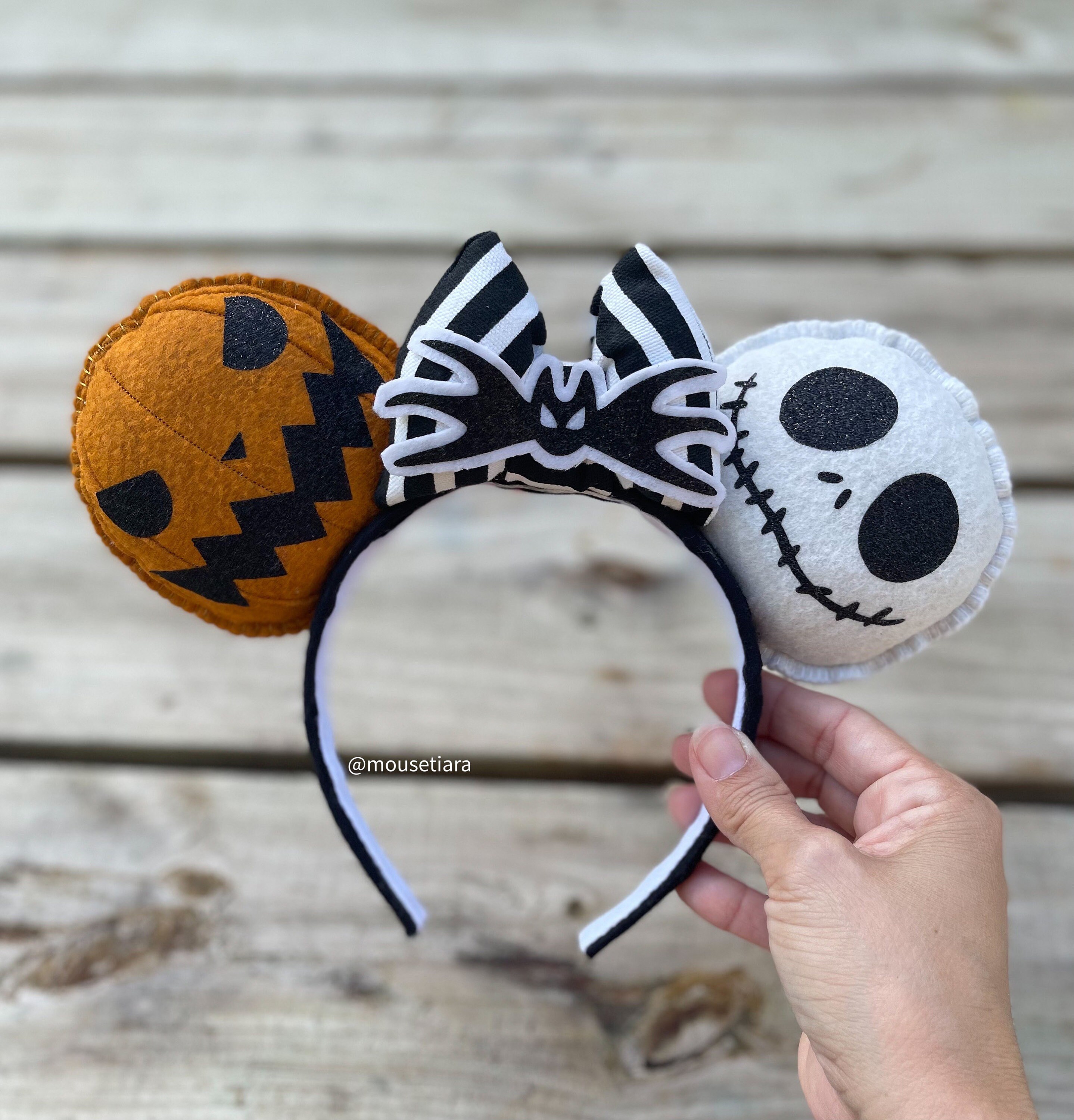 Mickey Ears Jack Skellington Pumpkin NBC Nightmare Before