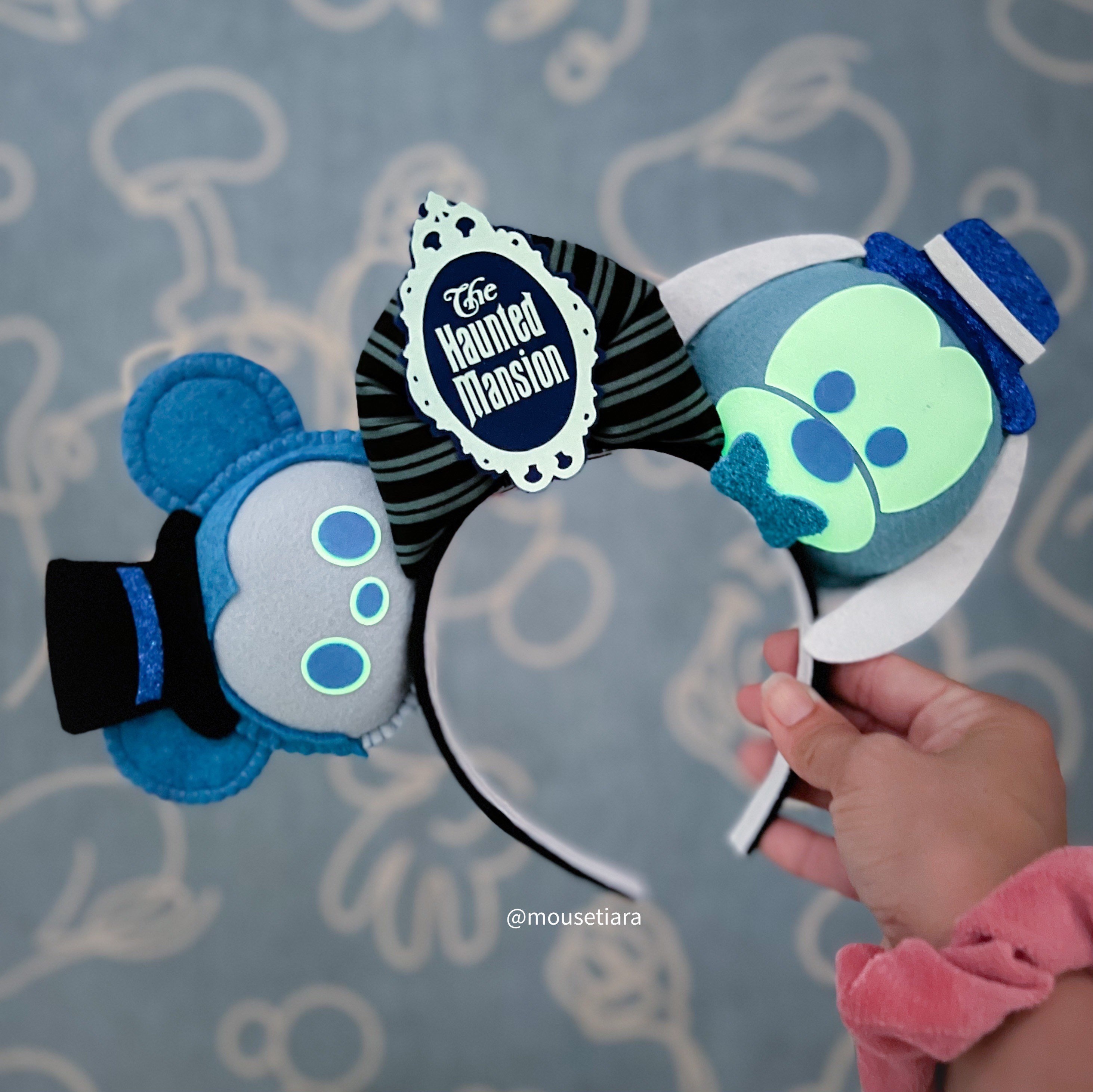 Disney Ears Mickey Ears Haunted Mansion Hat Box Hitchhikers 