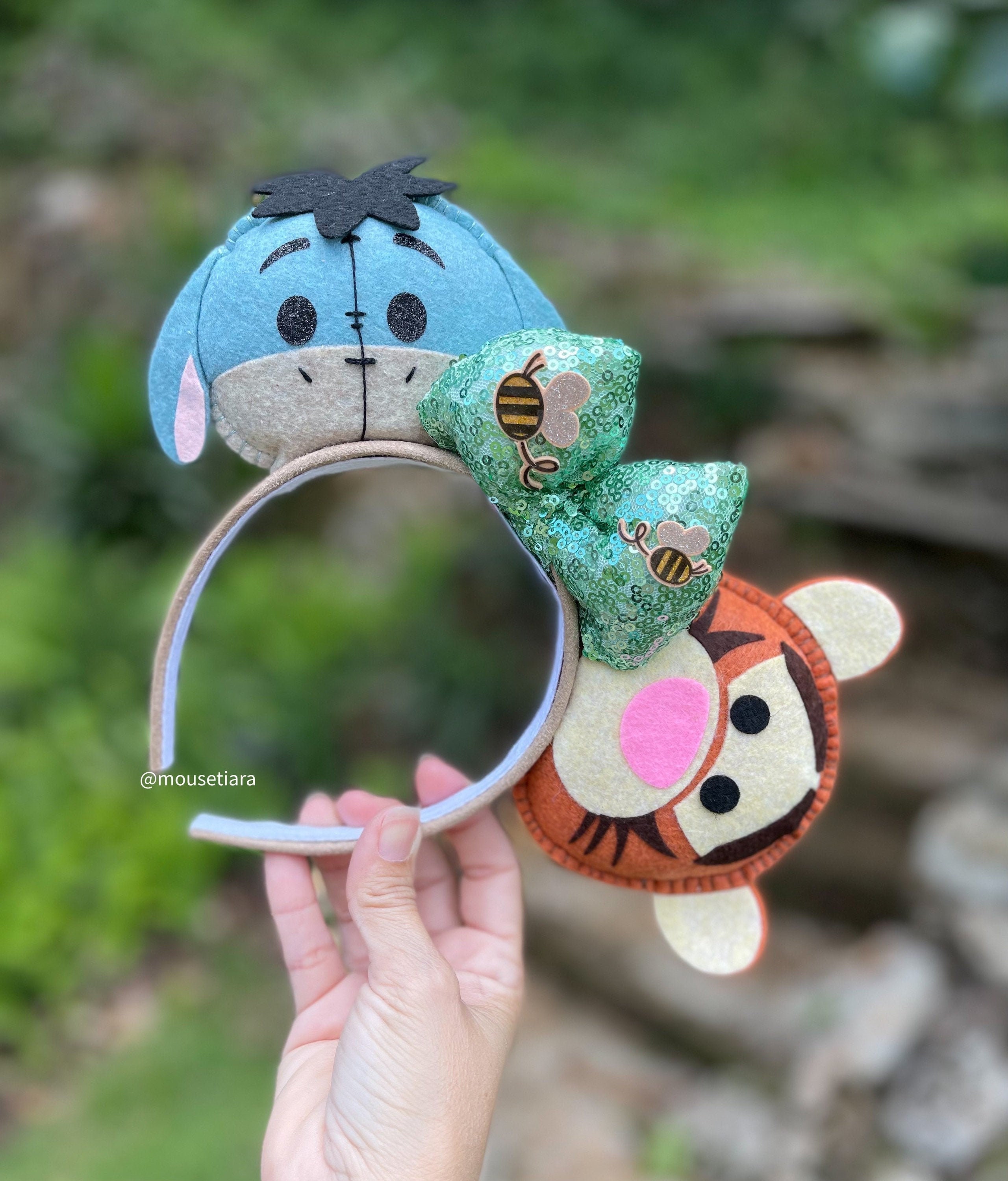 ミッキーの耳 | ディズニーの耳 | くまのプーさん、イーヨー、悲しい