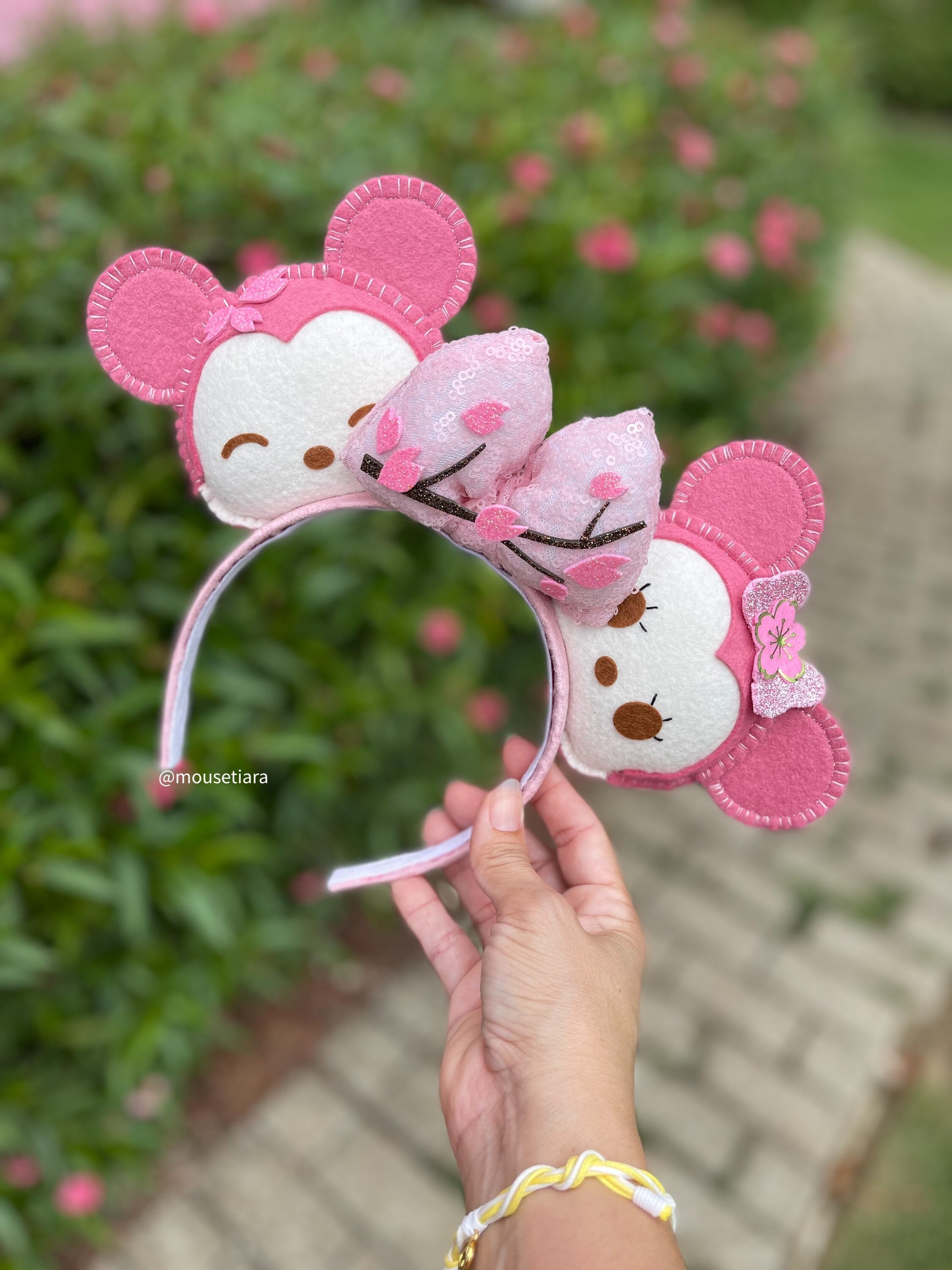 Mickey Ears Minnie Ear Pink Headband Tsum Tsum Ufufy Disney 