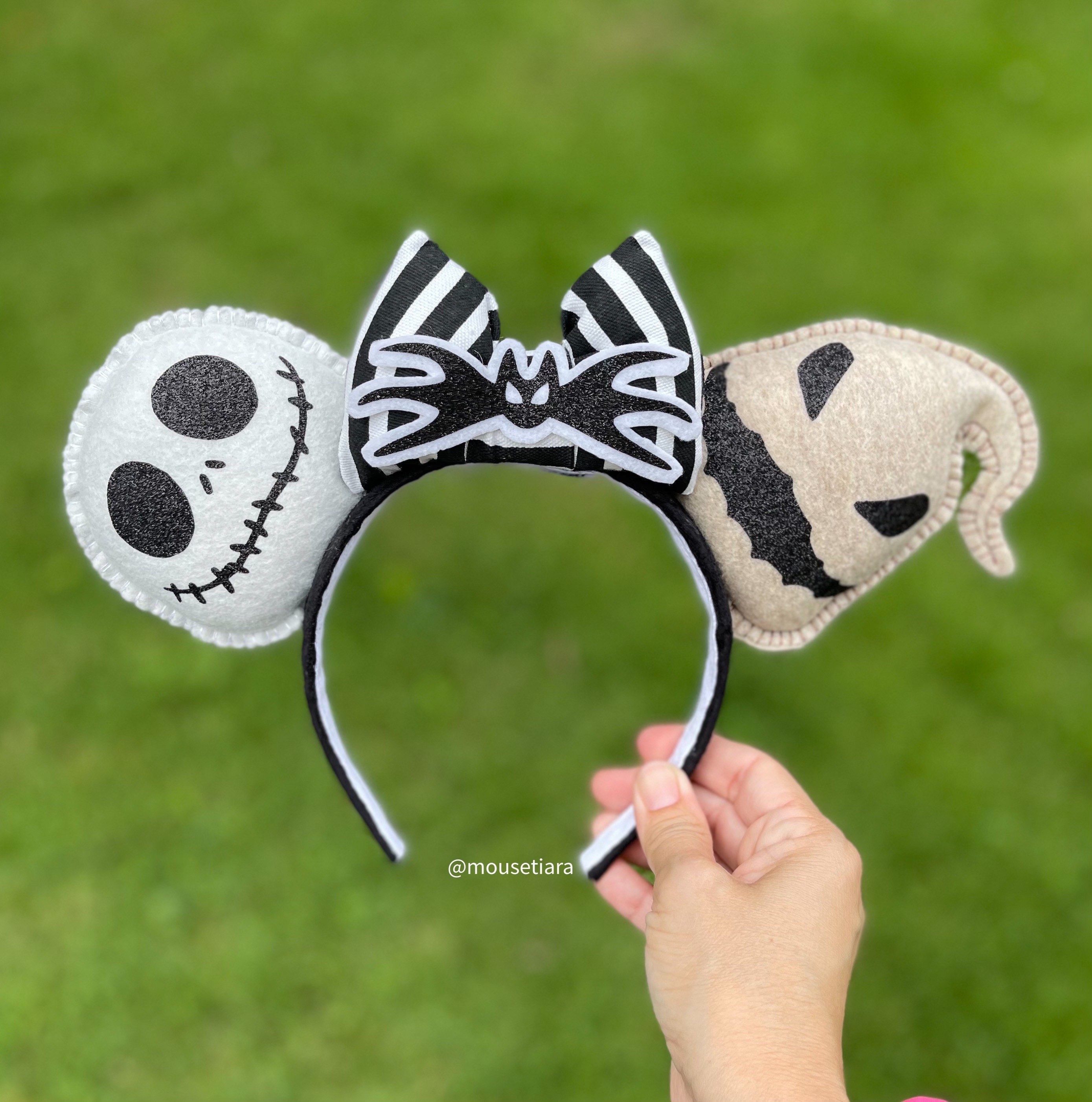Disney The Nightmare Before Christmas 3D Printed Ears New Santa Jack Skellington Ear Headband at Walt Disney World  main image 4