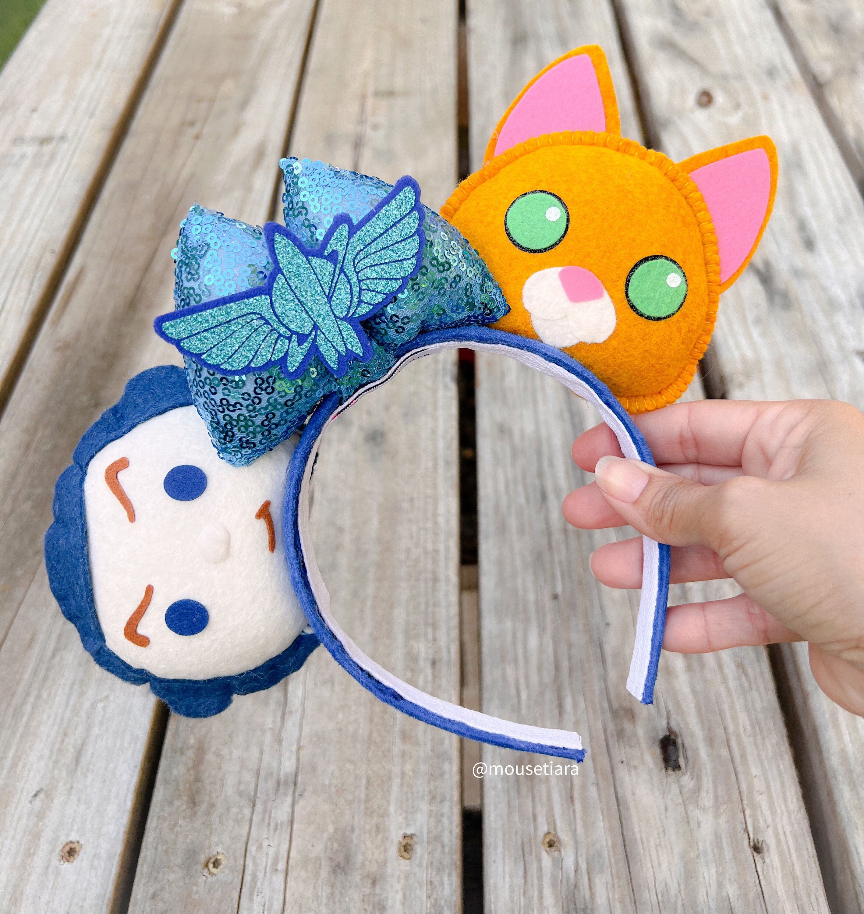 Disney Buzz Lightyear Sox the Cat Space Mickey Minnie Mouse Ears Headband NWT Toy Story Buzz Lightyear and Woody Inspired Mouse Ears  main image 3