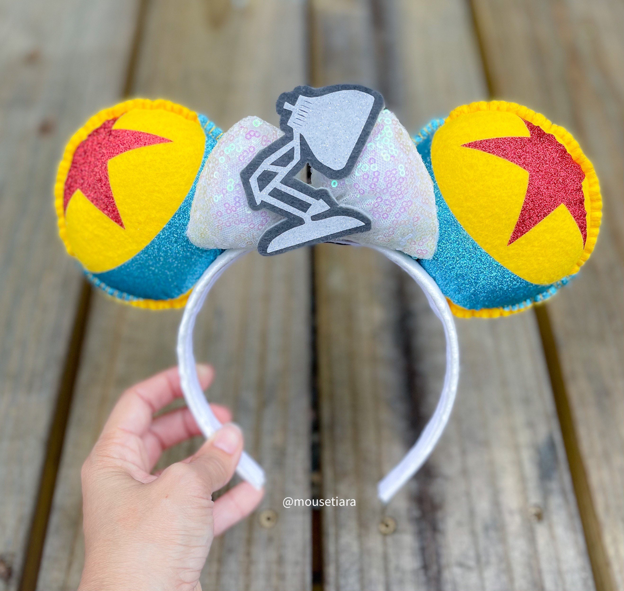 Mickey Ears Disney Pixar Pier Lamp and Ball Disneyland Parks 