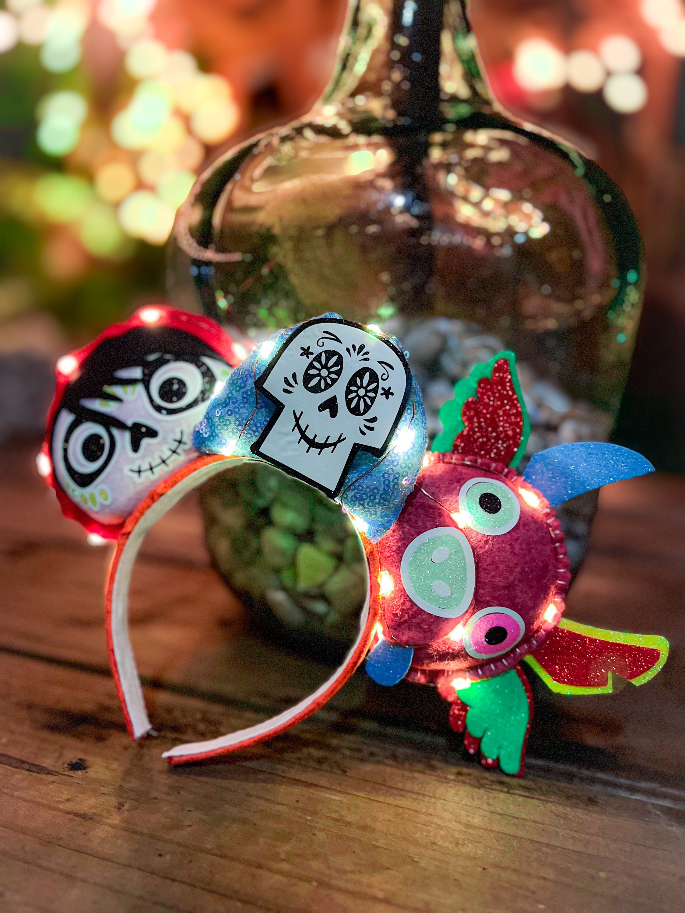 Disney Ears Coco Miguel Dante Alebrije Mickey Ears | Glow in the