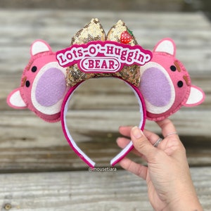 Disney Ohren Mickey Ohren Toy Story Lotso Huggin Bär Mickey Mouse Ohren Tsum Tsum Ufufy Disney | Kann auch als Haarspangen Haarspangen gemacht werden
