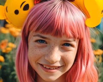 Disney Ears Mickey Ears Winnie the Pooh Mouse Ears Headband Tsum Tsum Ufufy Disney  | Can be done as Hair Clips Barrettes