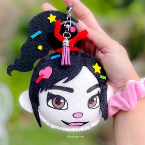 Wreck It Ralph Vanellope Von Shweetz , Hand Made Keychain for Disney ...